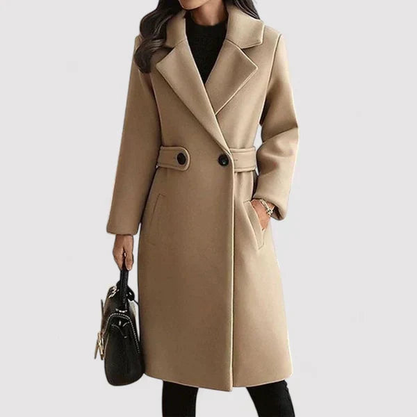Clara - Cappotto in Lana con Cintura
