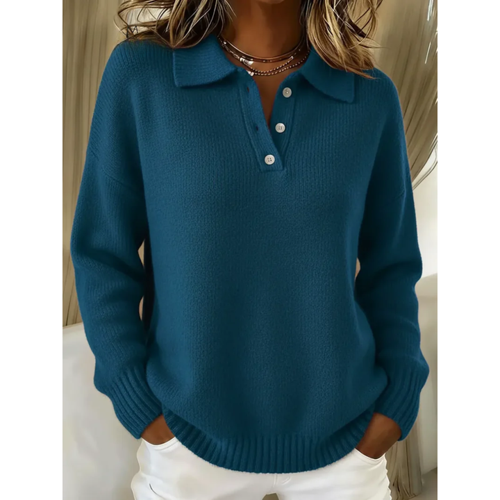 Bettina | Relaxed Collared Jumper