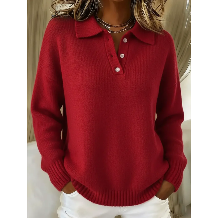 Bettina | Relaxed Collared Jumper