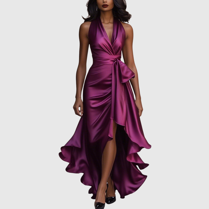 AMELYA | EVENING WRAP MAXI DRESS