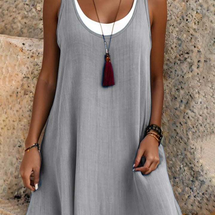Elira™ | Two-Piece Look Tank Dress