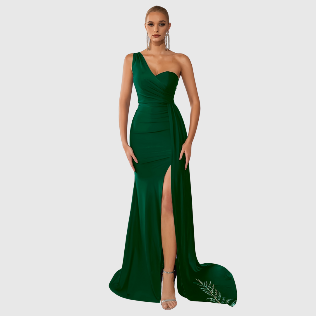SELVYNA | ONE-SHOULDER MERMAID GOWN