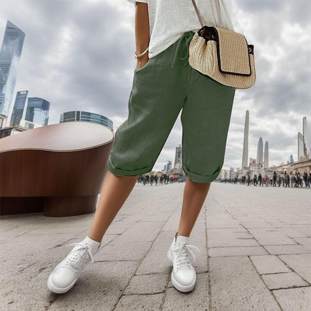 NOA | COTTON LINEN SHORTS