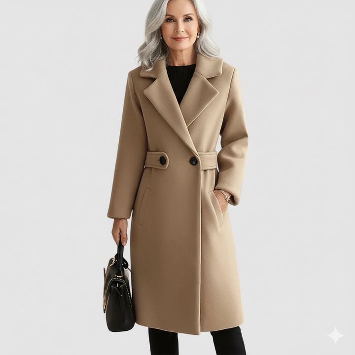 Clara - Cappotto in Lana con Cintura