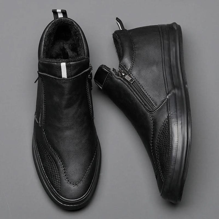 BROOKS LEATHER SNEAKERS