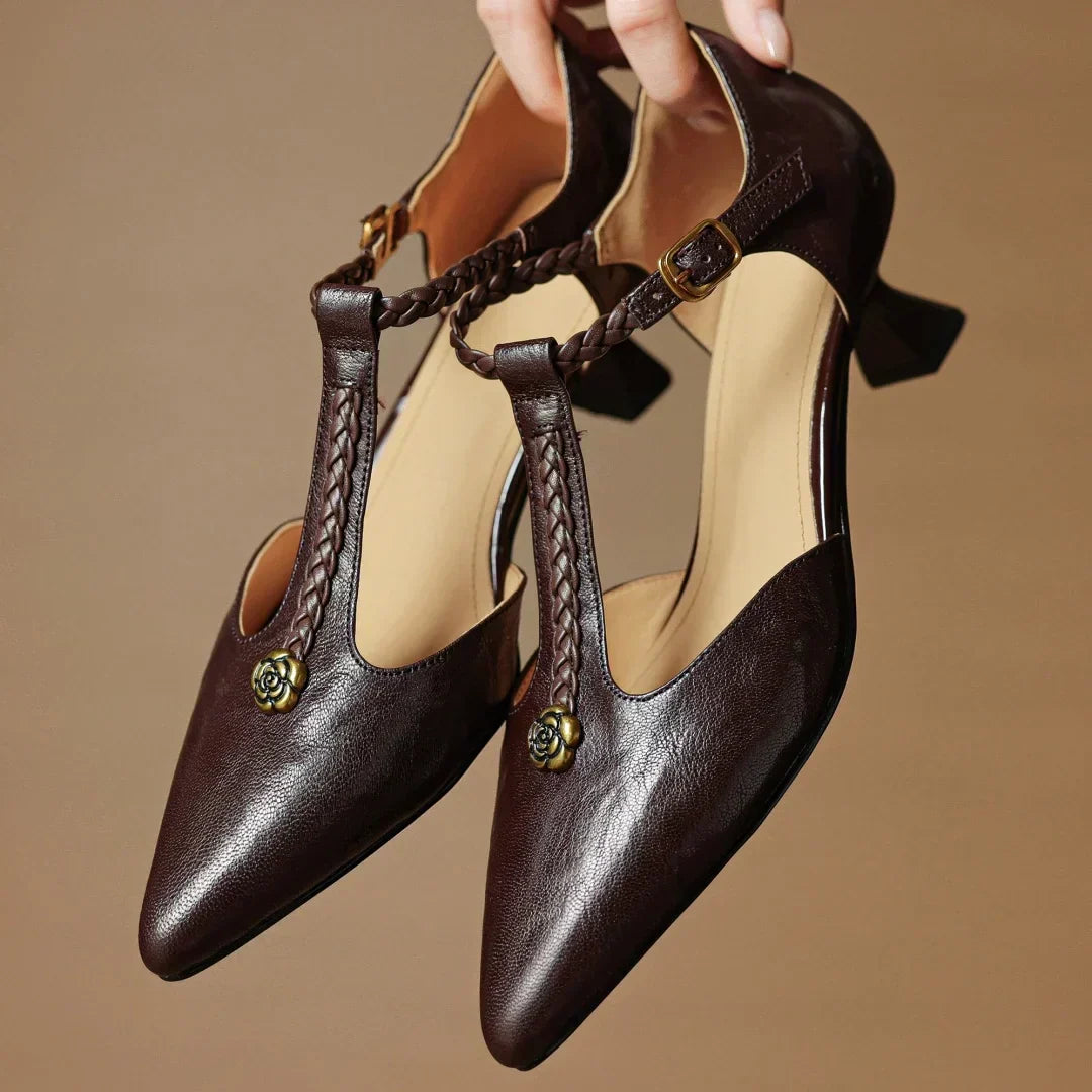 KATHY | ELEGANT LEATHER SANDALS