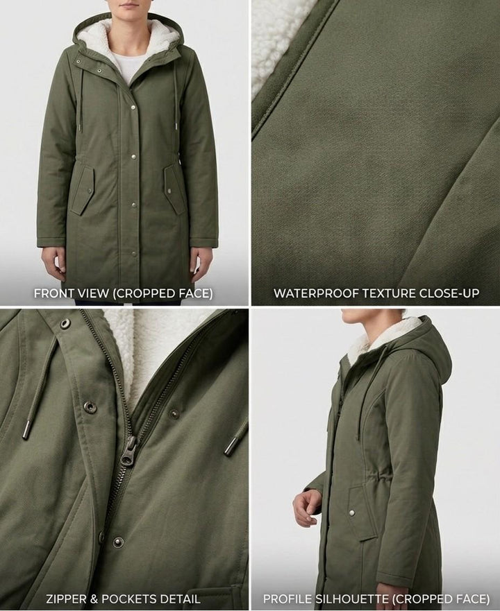 Cordelia™ | Cosy Hooded Weatherproof Coat