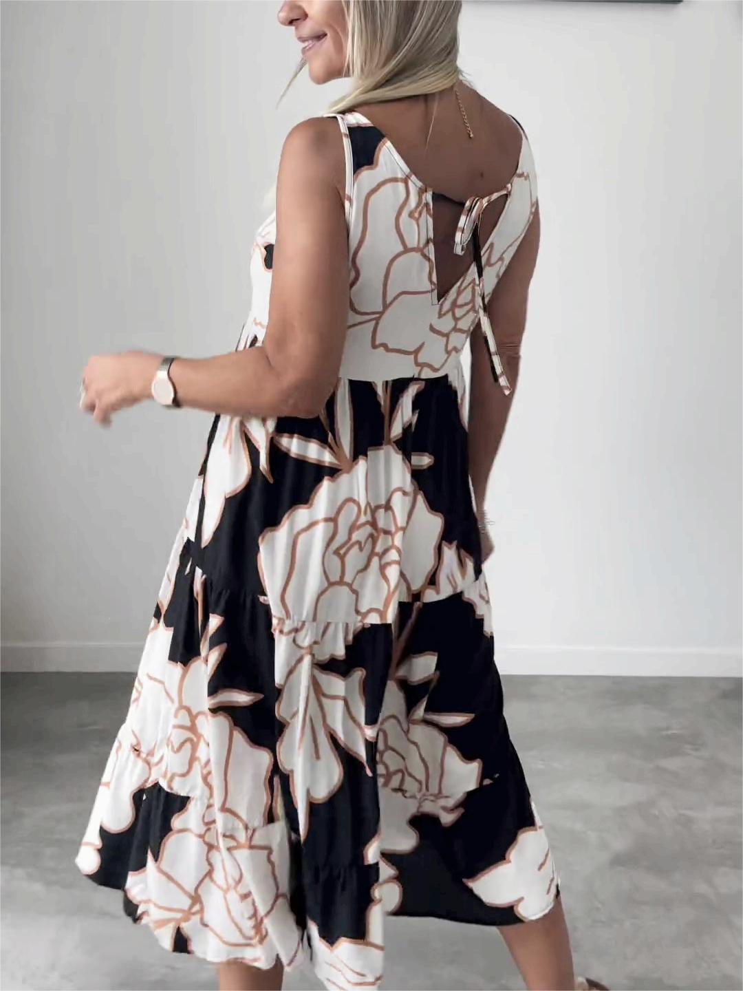 TERESA™ | ABITO ELEGANTE CON STAMPA FLOREALE