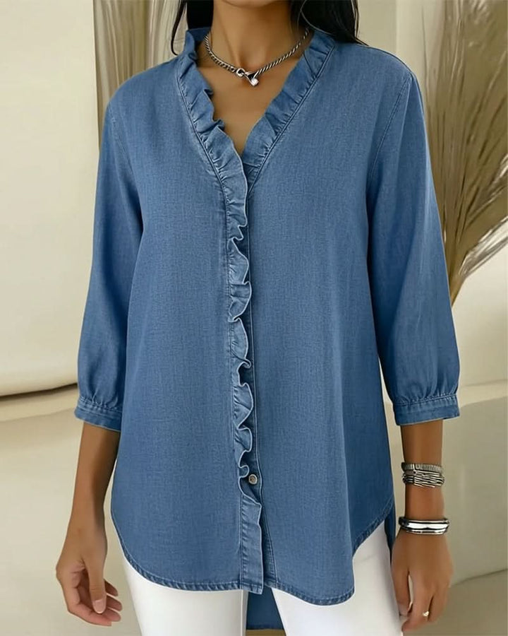 CELESTE RUFFLE TOP