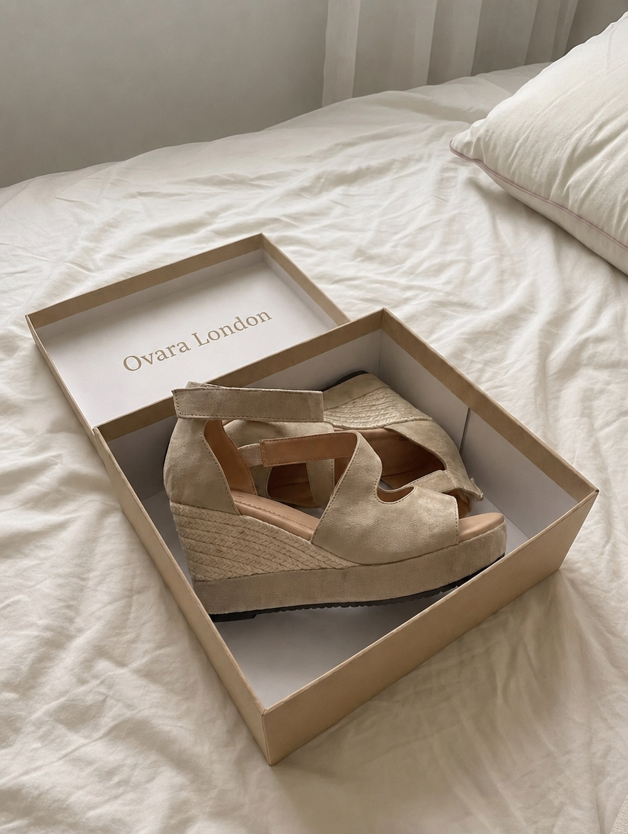 Monica | Esparto wedge sandals for summer with a zip