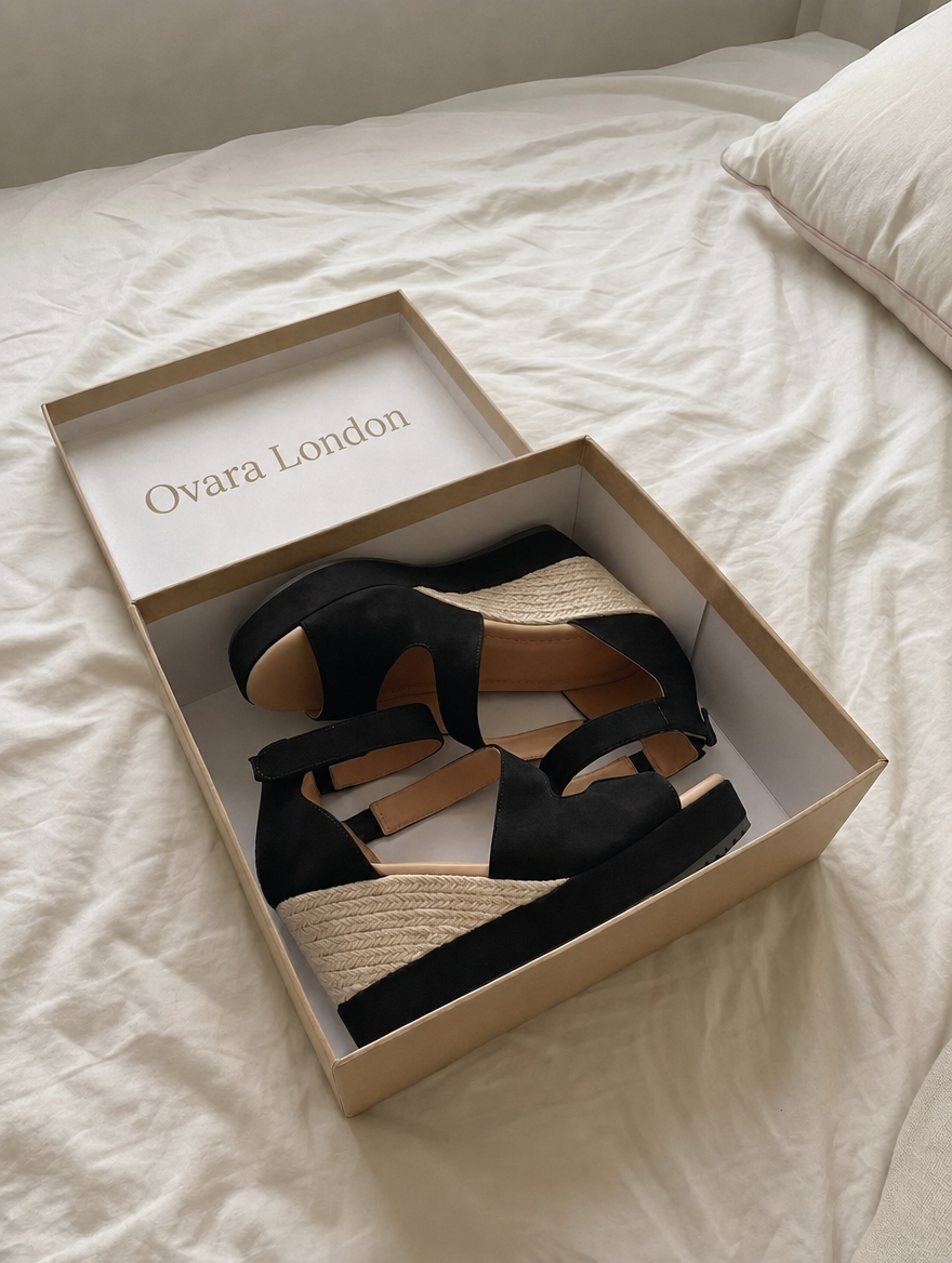 Monica | Esparto wedge sandals for summer with a zip