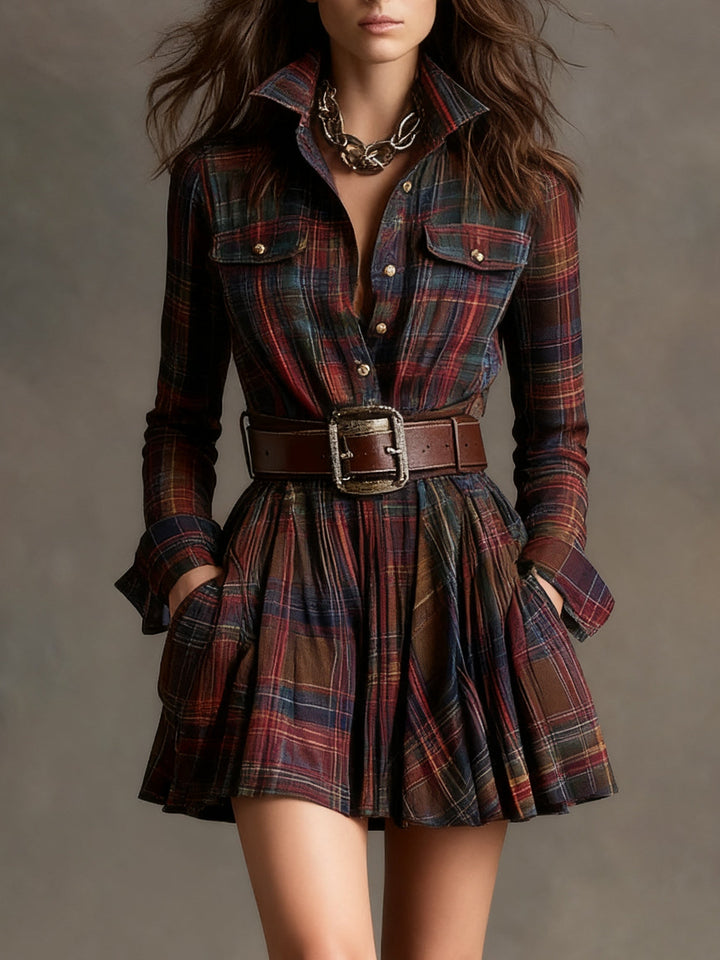 Sienna | Belted Shirt Dress