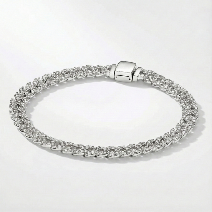 Cuban Moissanite Bracelet